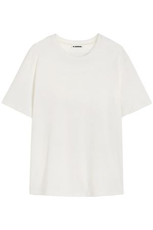 T-shirt in cotone bianco JIL SANDER | J47GC0153J20103102